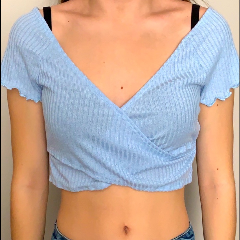 Blue crop top/Shein